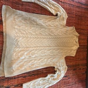 Cold Shoulder Turtleneck Sweater